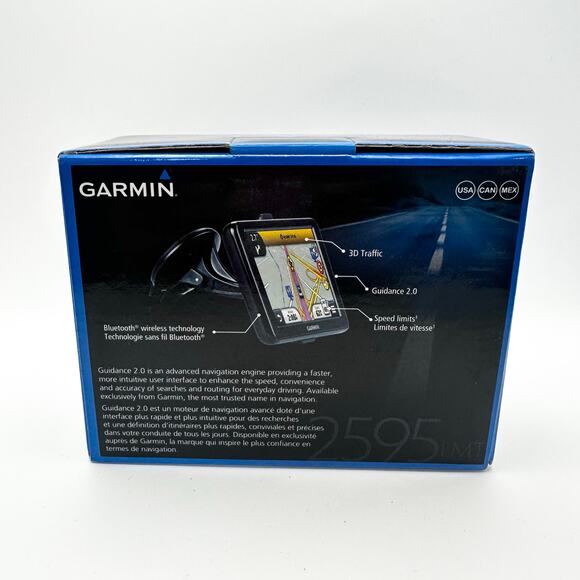 Garmin Brand New Nuvi 2595LMT Car Navigation System GPS Lifetime Maps Bluetooth - Picture 4 of 6
